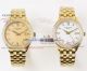 Perfect Replica All Gold Patek Philippe Couple Watches W Diamond Bezel (2)_th.jpg